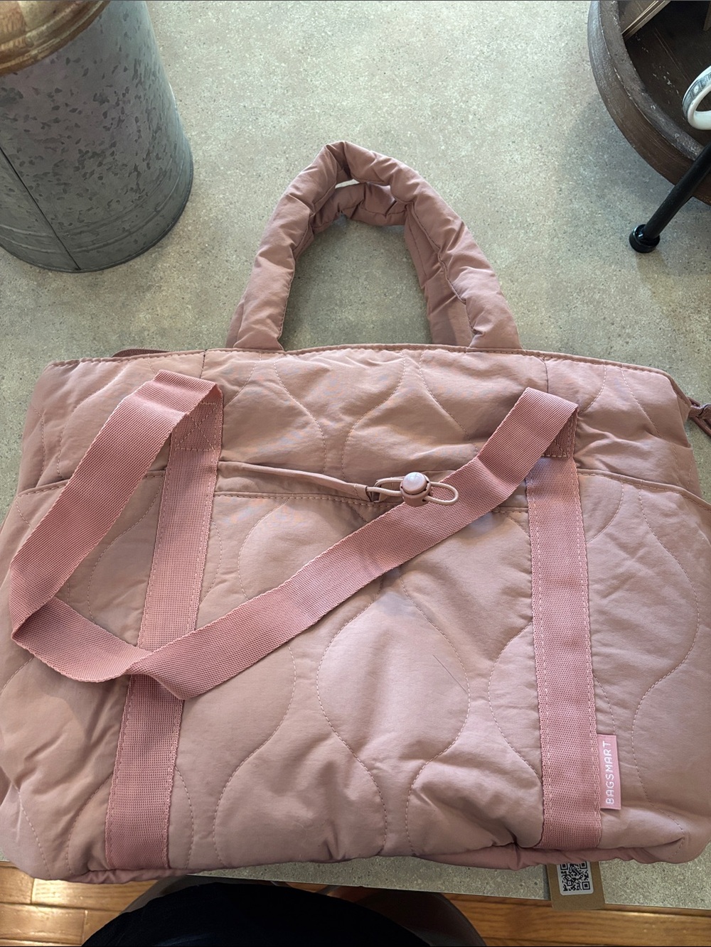 Bagsmart Pink Tote/Laptop Bag